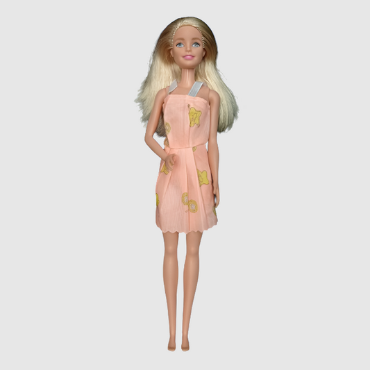 Figura de colección Barbie Pelo Rubio estrellas