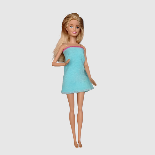 Figura de colección Barbie Pelo Rubio Toalla