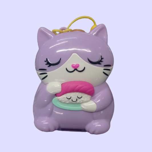Figura de colección Polly Pocket Sushi Shop Cat