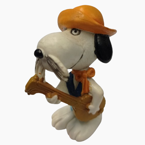 Figura PVC Snoopy con Guitarra