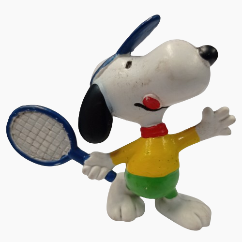 Figura PVC Snoopy Tenista